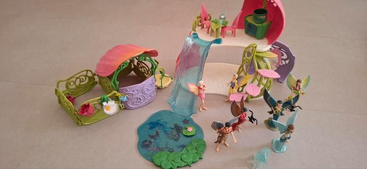 Schleich Bayala feeënwereld set, Kinderen en Baby's, Speelgoed | Overig, Gebruikt, Jongen of Meisje, Ophalen of Verzenden