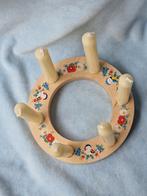 Vintage houten jaarring incl. kaarsjes zomer seizoenstafel, Ophalen of Verzenden, Zo goed als nieuw, Hout, Minder dan 25 cm