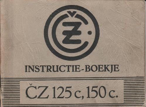 CZ 125 CZ 150 handleiding motor (3428z), Motoren, Handleidingen en Instructieboekjes, Overige merken, Ophalen of Verzenden