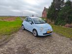 Fiat 500 1.2 AUT 51KW 2010 Blauw, Stof, 1242 cc, 4 cilinders, Origineel Nederlands