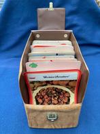 Koffertje met receptenkaarten van Solo, Verzamelen, Retro, Ophalen of Verzenden, Overige typen