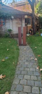 Metalen zuilen, Tuin en Terras, Bloembakken en Plantenbakken, Ophalen, Tuin, Gebruikt, Metaal