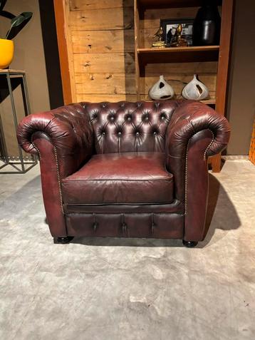 Chesterfield Clubfauteuil Orgineel Mobel Art beschikbaar voor biedingen