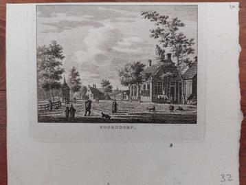 173 / Noorddorp Gravure uit 1790 van Bendorp - J,. Bulthuis beschikbaar voor biedingen