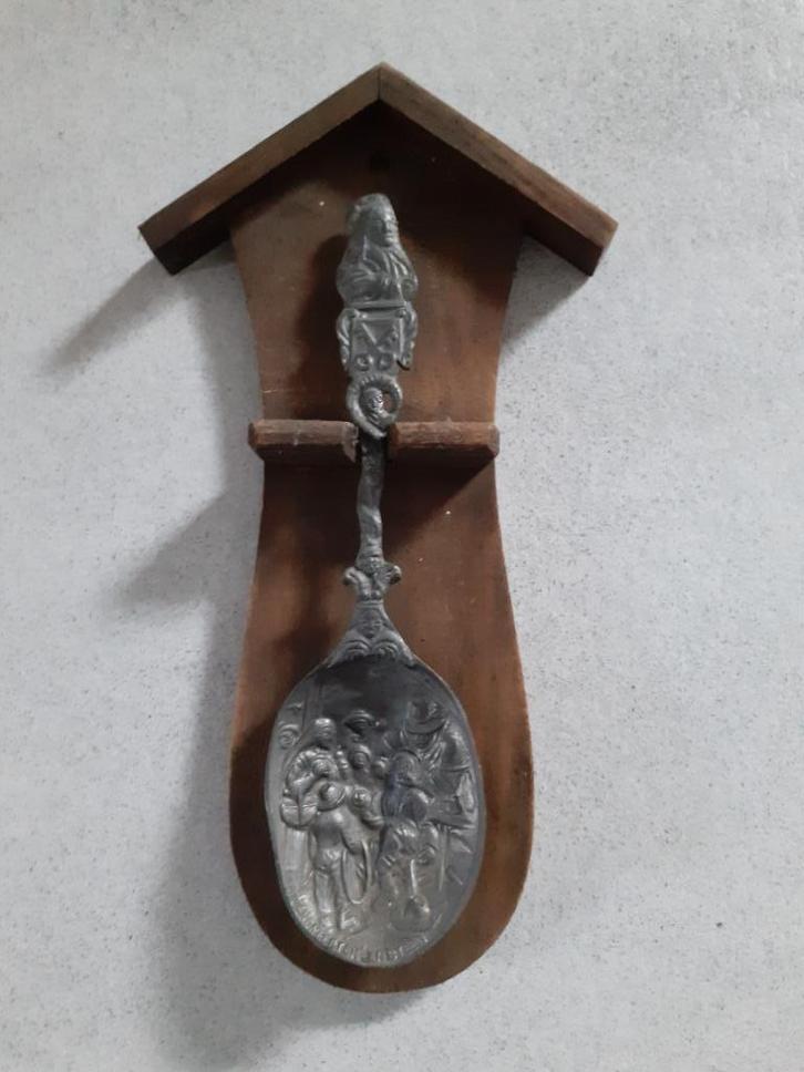 Tinnen sierlepel, Antiek en Kunst, Antiek | Tin, Ophalen of Verzenden