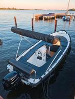Sloep Elegance 430 met Tohatsu 10pk biminitop en trailer, Watersport en Boten, Sloepen, Ophalen, Tot 10 pk, Zo goed als nieuw