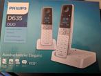 Philips D635 Duo Huistelefoon, Telecommunicatie, Vaste telefoons | Handsets en Draadloos, Ophalen of Verzenden, Zo goed als nieuw