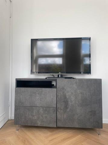 tv-meubel | Televisiemeubel | Zwart | drukpanelen beschikbaar voor biedingen