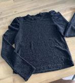 Prachtige antraciet top met glitters , maat S 36, Kleding | Dames, Tops, Ophalen of Verzenden, Zo goed als nieuw, Maat 36 (S)