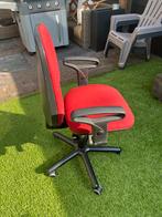 Zeer zware bureaustoel goed instelbaar, Gebruikt, Ophalen of Verzenden, Bureaustoel, Rood