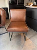 Bijna nieuw stoel van het anker de lara stoel  leer, Huis en Inrichting, Stoelen, Bruin, Ophalen of Verzenden, Zo goed als nieuw