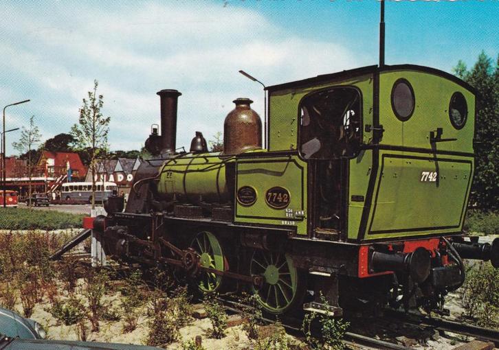 bergen  aan zee  de oude locomotief, Verzamelen, Ansichtkaarten | Nederland, Noord-Brabant, Voor 1920, Ophalen of Verzenden