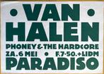 Van Halen. Poster Paradiso Amsterdam 1978. Debut Album Tour., Verzamelen, Ophalen of Verzenden, Zo goed als nieuw, Poster, Artwork of Schilderij