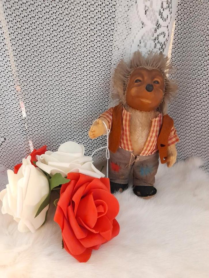 Adv 16 steiff mecki, Antiek en Kunst, Antiek | Speelgoed, Ophalen of Verzenden