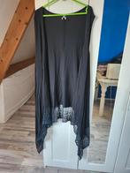 Mat fashion vest met kant, Kleding | Dames, Ophalen of Verzenden, Zo goed als nieuw, Maat 46/48 (XL) of groter, Zwart