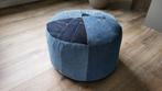 Te Koop: Poef Spijkerstof, Minder dan 50 cm, Rond, Nieuw, Minder dan 50 cm