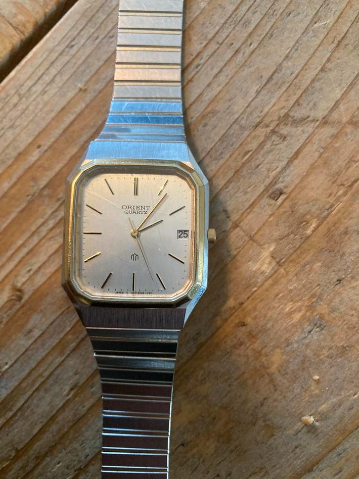 Oriënt Quartz Horloge - Prima Staat, Nieuwe Batterij, Sieraden, Tassen en Uiterlijk, Horloges | Heren, Zo goed als nieuw, Polshorloge