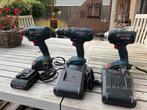 Bosch Accu Boormachines Set, Variabele snelheid, Ophalen of Verzenden, Boor- en Schroefmachine, Gebruikt