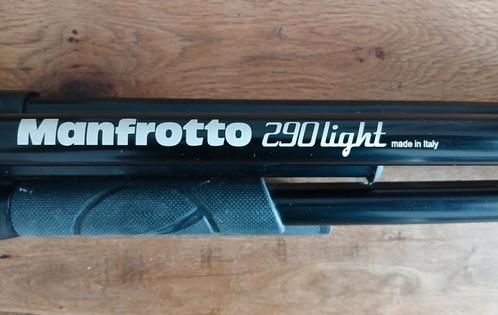 Manfrotto 220 light, Audio, Tv en Foto, Fotografie | Statieven en Balhoofden, Zo goed als nieuw, Driepoot, Minder dan 150 cm, Met balhoofd