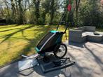 Thule Chariot 1 fietskar + Infant sling, Fietsen en Brommers, Fietsaccessoires | Aanhangers en Karren, Ophalen, THULE, Opvouwbaar