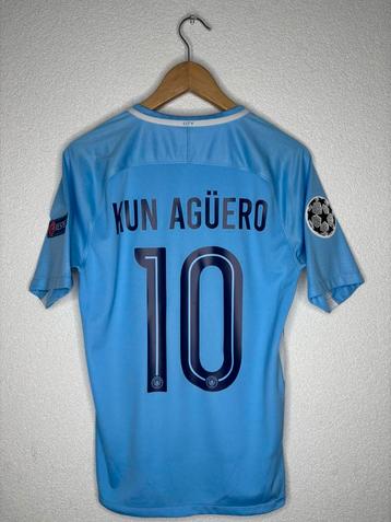 Manchester City Thuis 2017/2018 Agüero beschikbaar voor biedingen