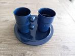 2 persoons Mepal setje in retro blauw, Ophalen of Verzenden