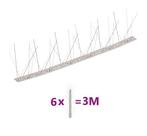 Vogel- en duivenpinnen 6x =3 mt roestvrij staal. Nieuw!!, Ophalen of Verzenden, Nieuw