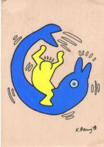 Keith Haring Artwork, Antiek en Kunst, Kunst | Schilderijen | Abstract, Ophalen of Verzenden