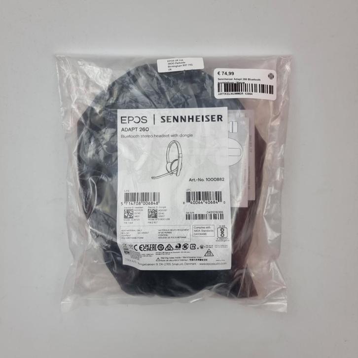 Sennheiser Adapt 260 Bluetooth Koptelefoon | Nieuw, Audio, Tv en Foto, Koptelefoons, Nieuw