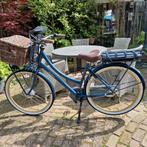 Rivena electrische fiets blauw zgan, Fietsen en Brommers, Elektrische fietsen, Overige merken, 50 km per accu of meer, Zo goed als nieuw