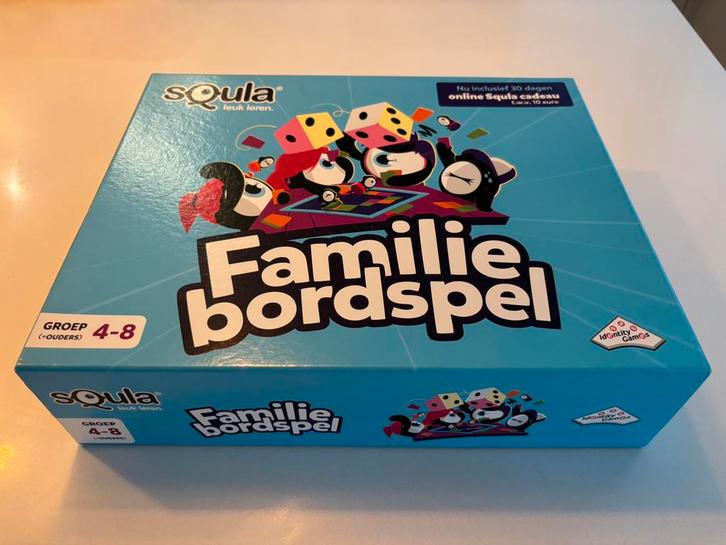 Squla familiebordspel NIEUWSTAAT, Hobby en Vrije tijd, Gezelschapsspellen | Bordspellen, Zo goed als nieuw, Ophalen