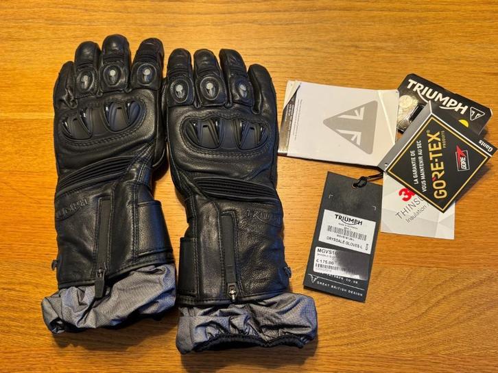 Motorhandschoenen Triumph Drysdale Maat L/10, Motoren, Kleding | Motorkleding, Handschoenen, Dames, Heren, Nieuw met kaartje, Ophalen of Verzenden
