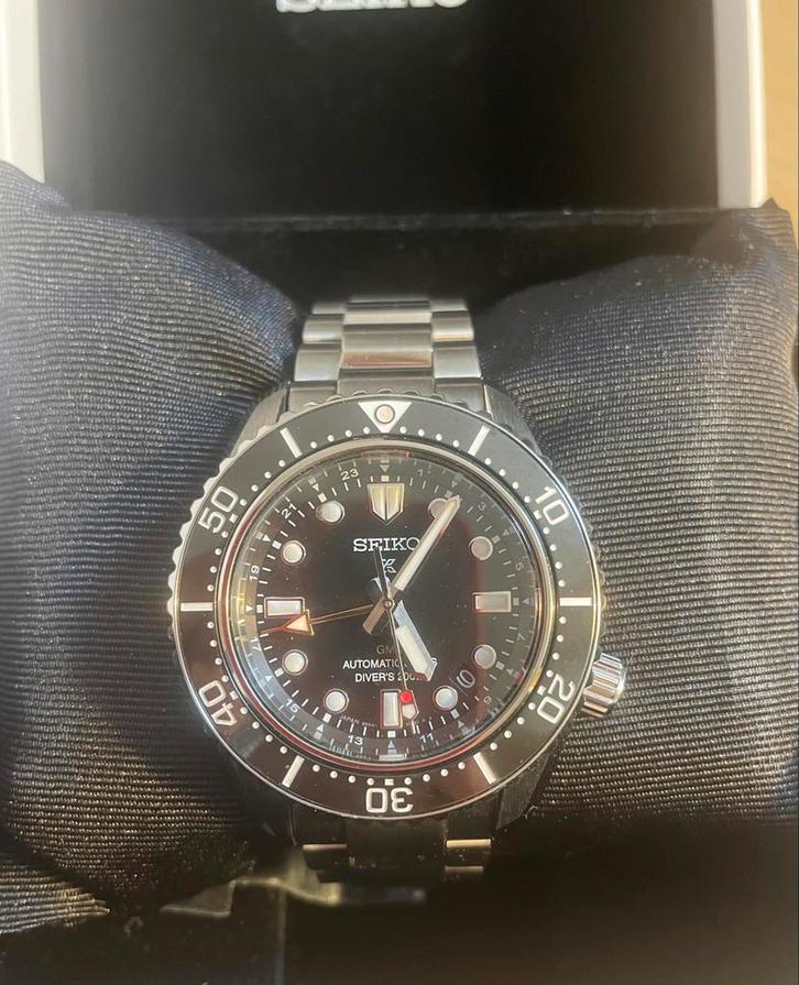 Seiko Prospex GMT marinemaster 42mm, Sieraden, Tassen en Uiterlijk, Horloges | Heren, Zo goed als nieuw, Seiko, Staal, Ophalen