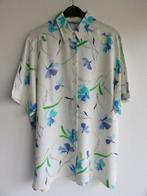 La Kerko witte blouse met blauwe bloemen maat 40 en groter, Wit, Maat 42/44 (L), Ophalen of Verzenden, Zo goed als nieuw