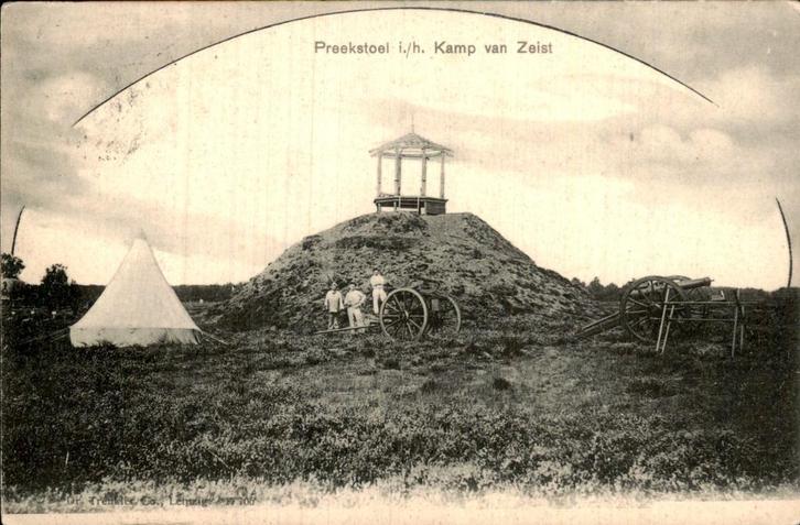 Zeist - Preeekstoel i h Kamp, Verzamelen, Ansichtkaarten | Nederland, Gelopen, Utrecht, Voor 1920, Ophalen of Verzenden