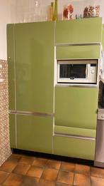 Retro keuken SieMatic met spiegel ovendeur, Groen, Overige typen, Hoogglans of Gelakt, Gebruikt