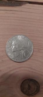 10 schelling 1974 republiek Osterijk, Ophalen of Verzenden, Vóór koninkrijk, Losse munt