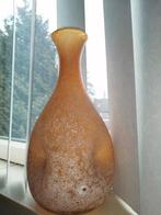 Vintage amber vaas ,jaren 70