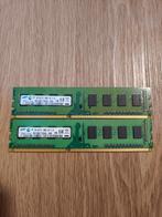 4GB (2x2GB) DDR3 RAM Geheugen, Computers en Software, RAM geheugen, Gebruikt, DDR3, Ophalen of Verzenden, Desktop
