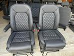 Twee voor stoelen met zwart leder voor Crafter MAN, Ophalen, Nieuw, Volkswagen