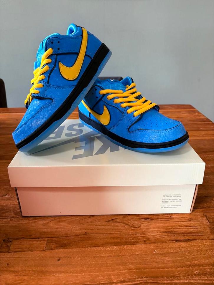 Nike SB Dunk Low Powerpuff Girls Bubbles 44.5, Kleding | Heren, Schoenen, Nieuw, Sneakers of Gympen, Ophalen of Verzenden