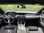 BMW 5 Serie Touring 520IA M-SPORT EXECUTIVE NAVI/LED/PDC/M-P, Gebruikt, 4 cilinders, 2000 kg, Zwart