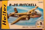 Heller Mitchell B-25 bomber plastic modelkit. Scale 1/72., Ophalen of Verzenden, Zo goed als nieuw, Groter dan 1:72, Vliegtuig