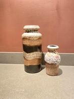2 vazen West Germany, Huis en Inrichting, Woonaccessoires | Vazen, Overige kleuren, Aardewerk of Porselein, Ophalen of Verzenden