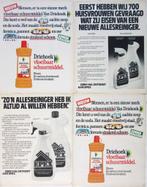 45+ vintage advertenties reclames schoonmaakproducten 75-77, Verzenden, Gebruikt, Overige typen