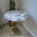 Epoxy bijzettafel, Huis en Inrichting, Minder dan 55 cm, Rond, Nieuw, Ophalen of Verzenden