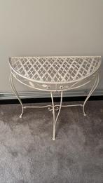 Ijzeren side table, Huis en Inrichting, Ophalen, Overige materialen, 100 tot 150 cm, Zo goed als nieuw