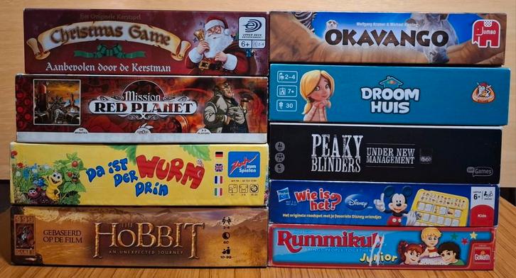 Pakket oa. Droomhuis Mission Red Planet Wie is het? Hobbit, Hobby en Vrije tijd, Gezelschapsspellen | Bordspellen, Gebruikt, Een of twee spelers