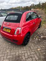 Fiat 500C 0.9 85pk Turbo Twinair 2013 Rood, Auto's, Fiat, Cabriolet, Handgeschakeld, Particulier, 30 €/maand
