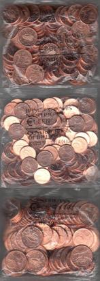 Ierland 1, 2 en 5 eurocent 2002 (100 stuks) orginele zakjes, Postzegels en Munten, Munten | Europa | Euromunten, Setje, Ierland